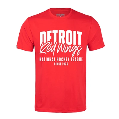 Men's Levelwear Red Detroit Wings Richmond Response T-Shirt