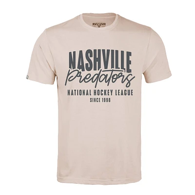 Men's Levelwear Khaki Nashville Predators Richmond Response T-Shirt