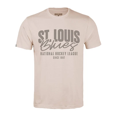 Men's Levelwear Khaki St. Louis Blues Richmond Response T-Shirt