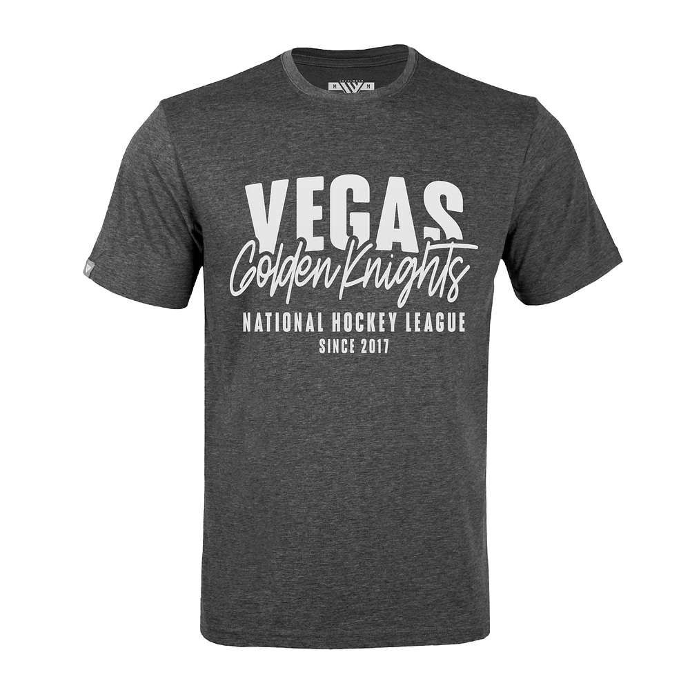 Men's Levelwear Gray Vegas Golden Knights Richmond Response T-Shirt