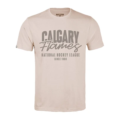 Men's Levelwear Khaki Calgary Flames Richmond Response T-Shirt