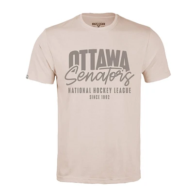 Men's Levelwear Khaki Ottawa Senators Richmond Response T-Shirt