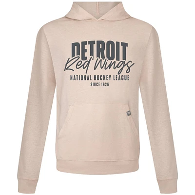 Men's Levelwear Khaki Detroit Red Wings Relay Response Pullover Hoodie