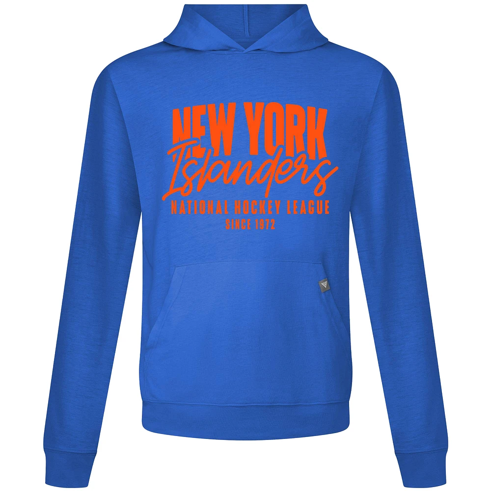 Men's Levelwear Royal New York Islanders Relay Response Pullover Hoodie