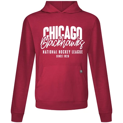Men's Levelwear Chicago Blackhawks Relay Response Pullover Hoodie