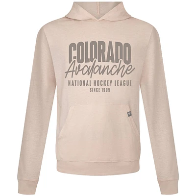 Men's Levelwear Khaki Colorado Avalanche Relay Response Pullover Hoodie