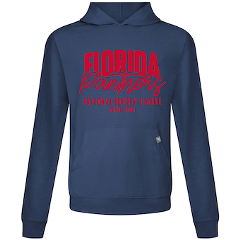 Men's Levelwear Navy Florida Panthers Relay Response Pullover Hoodie