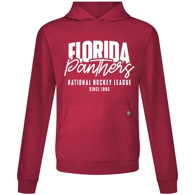Men's Levelwear Red Florida Panthers Relay Response Pullover Hoodie