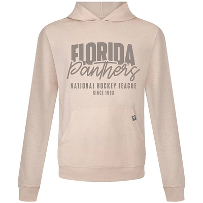 Men's Levelwear Khaki Florida Panthers Relay Response Pullover Hoodie