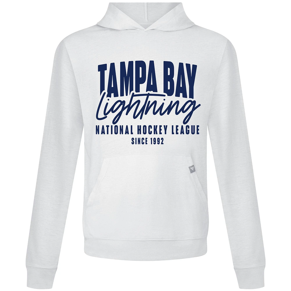 Men's Levelwear White Tampa Bay Lightning Relay Response Pullover Hoodie