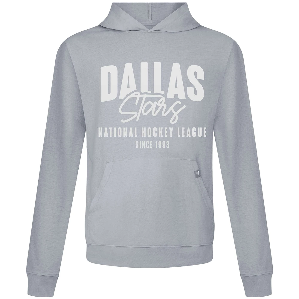 Men's Levelwear Gray Dallas Stars Relay Response Pullover Hoodie