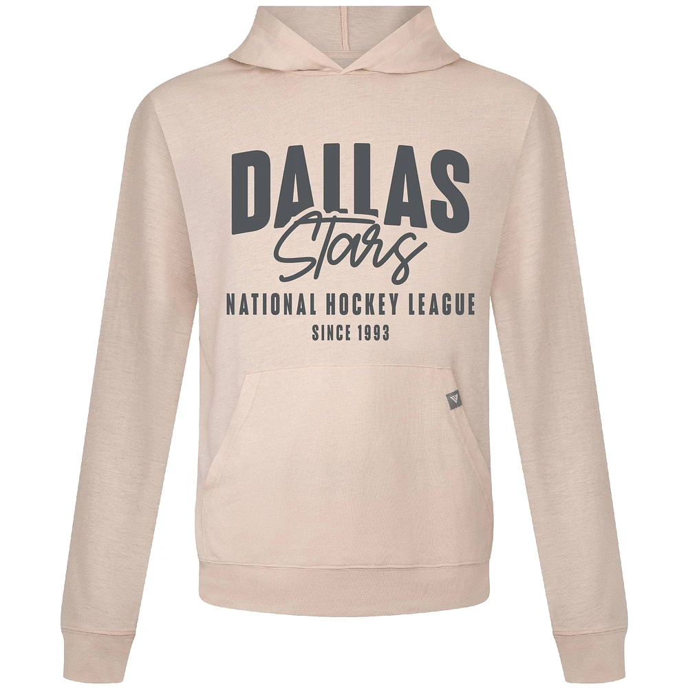 Men's Levelwear Khaki Dallas Stars Relay Response Pullover Hoodie