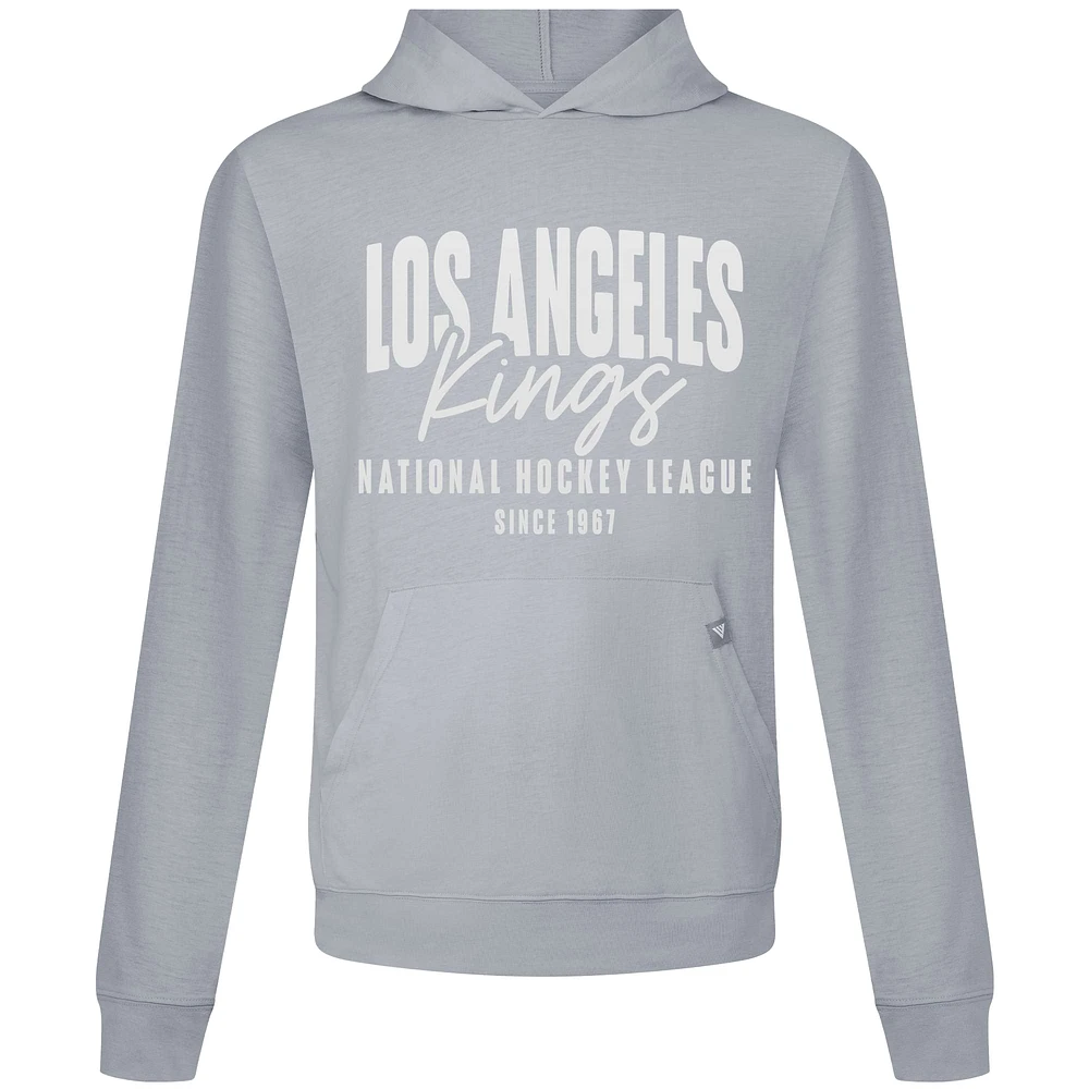 Men's Levelwear Gray Los Angeles Kings Relay Response Pullover Hoodie