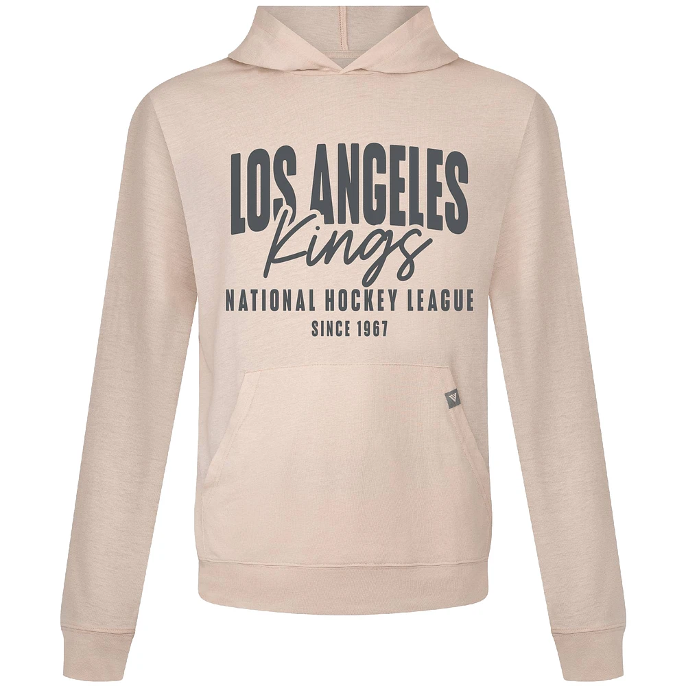 Men's Levelwear Khaki Los Angeles Kings Relay Response Pullover Hoodie