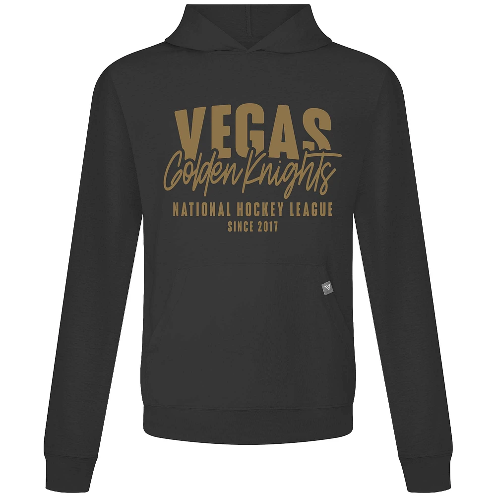 Men's Levelwear Black Vegas Golden Knights Relay Response Pullover Hoodie