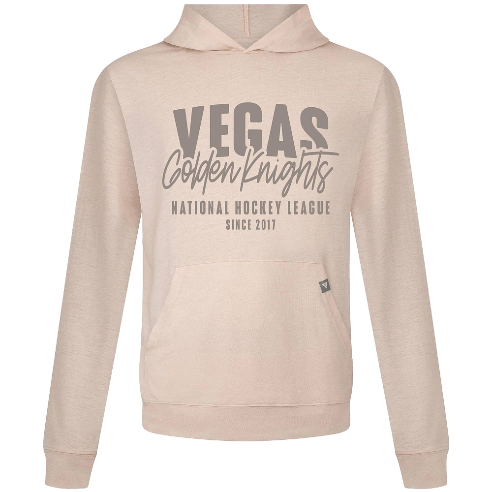 Men's Levelwear Khaki Vegas Golden Knights Relay Response Pullover Hoodie