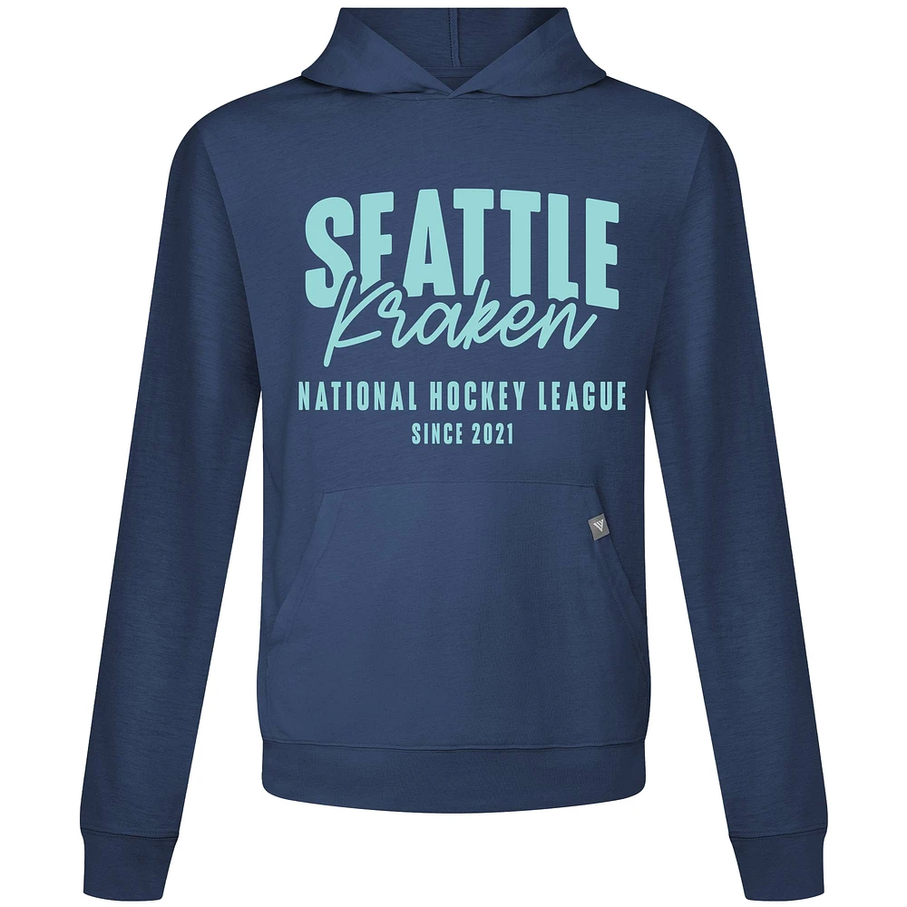 Men's Levelwear Deep Sea Blue Seattle Kraken Relay Response Pullover Hoodie