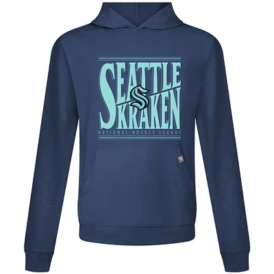 Men's Levelwear Deep Sea Blue Seattle Kraken Relay Powerhouse Pullover Hoodie