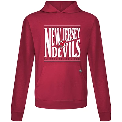 Men's Levelwear New Jersey Devils Relay Powerhouse Pullover Hoodie