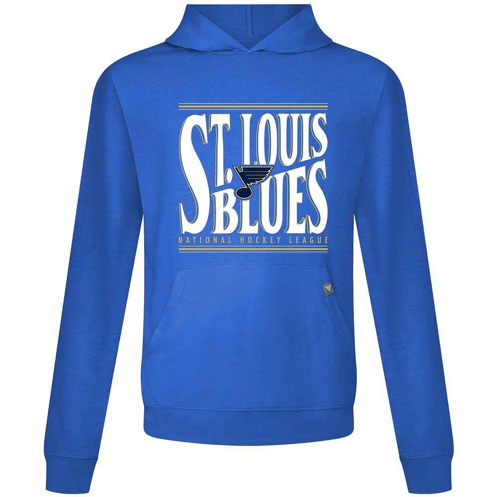 Men's Levelwear Royal St. Louis Blues Relay Powerhouse Pullover Hoodie