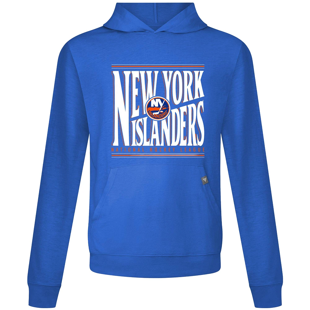 Men's Levelwear Royal New York Islanders Relay Powerhouse Pullover Hoodie