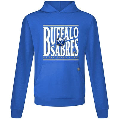 Men's Levelwear Royal Buffalo Sabres Relay Powerhouse Pullover Hoodie