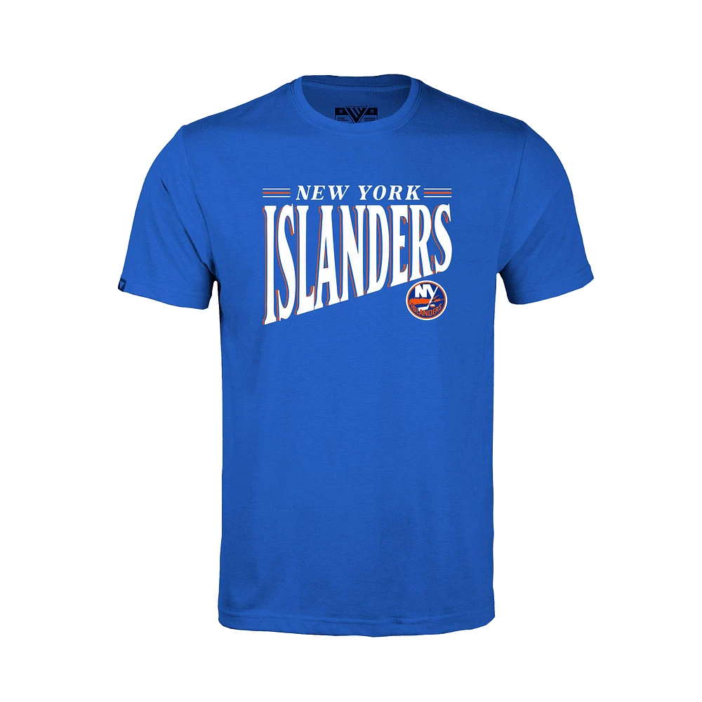 Youth Levelwear Royal New York Islanders Little Richmond Tally T-Shirt