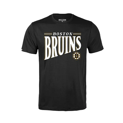 Youth Levelwear Black Boston Bruins Little Richmond Tally T-Shirt