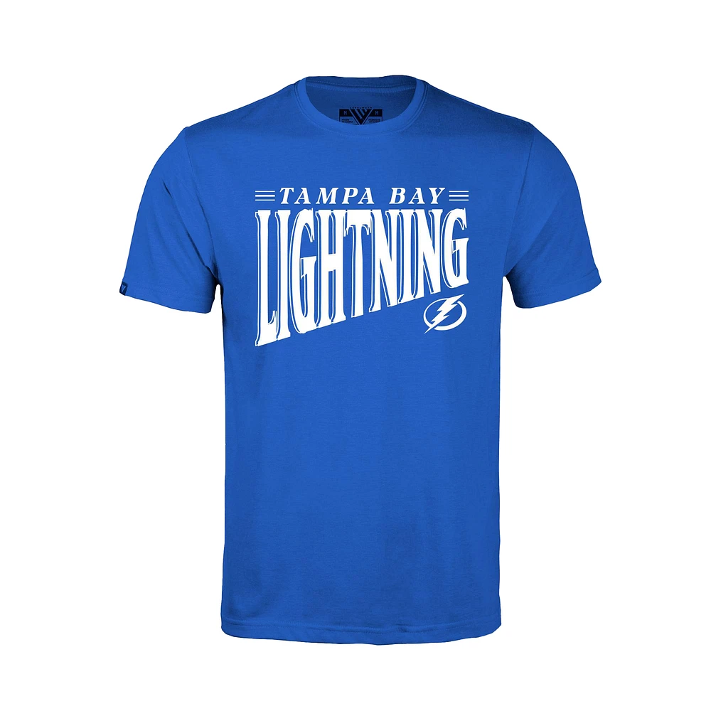 Youth Levelwear Royal Tampa Bay Lightning Little Richmond Tally T-Shirt
