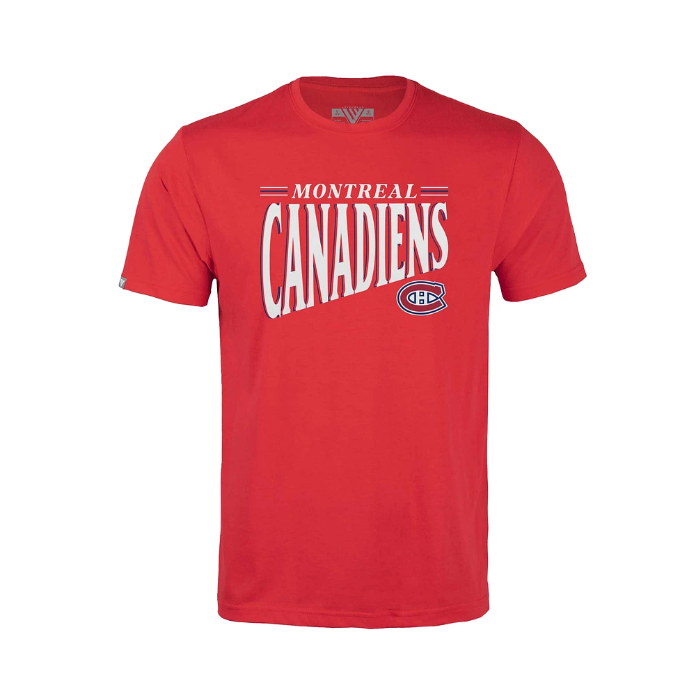 Youth Levelwear Red Montreal Canadiens Little Richmond Tally T-Shirt