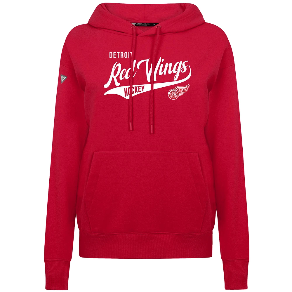 Women's Levelwear Detroit Red Wings Adorn Glide Pullover Hoodie