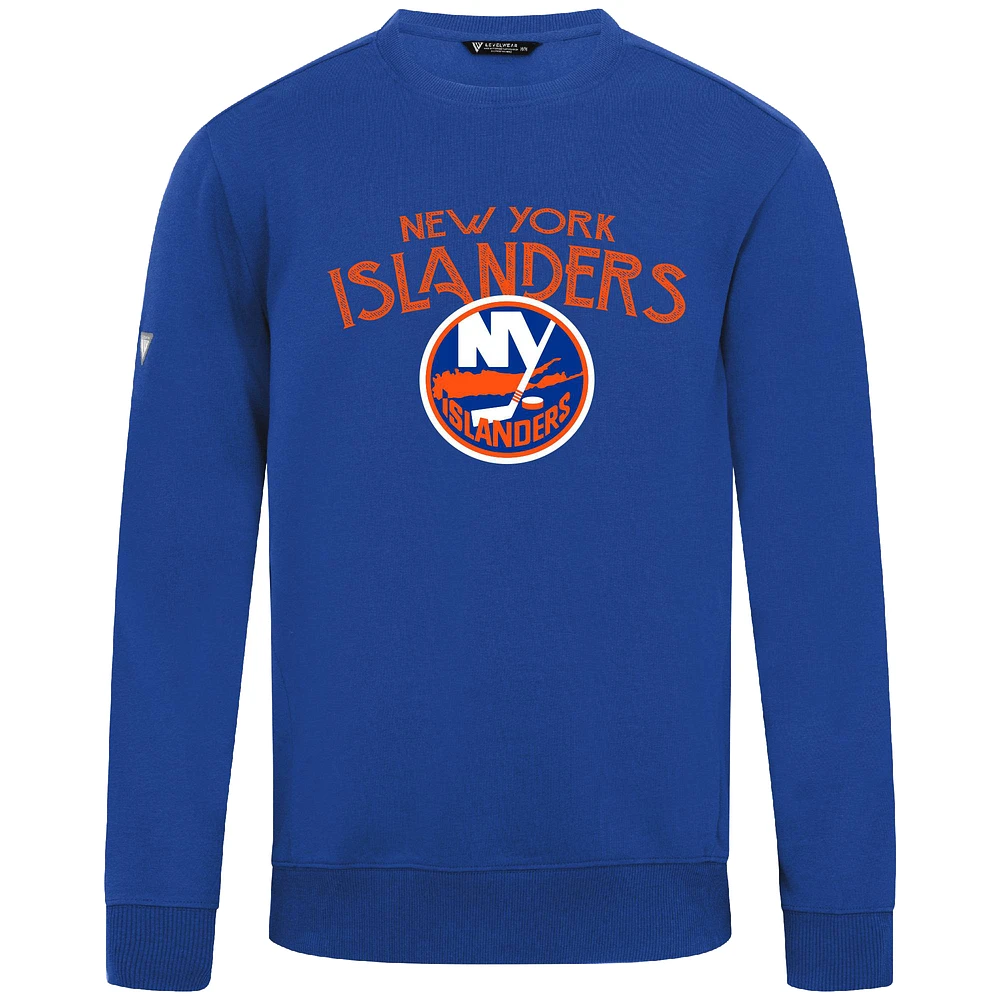 Men's Levelwear Royal New York Islanders Zane Mission Sweatshirt