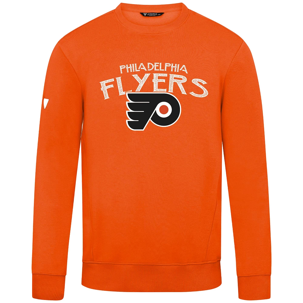 Men's Levelwear Orange Philadelphia Flyers Zane Mission Sweatshirt