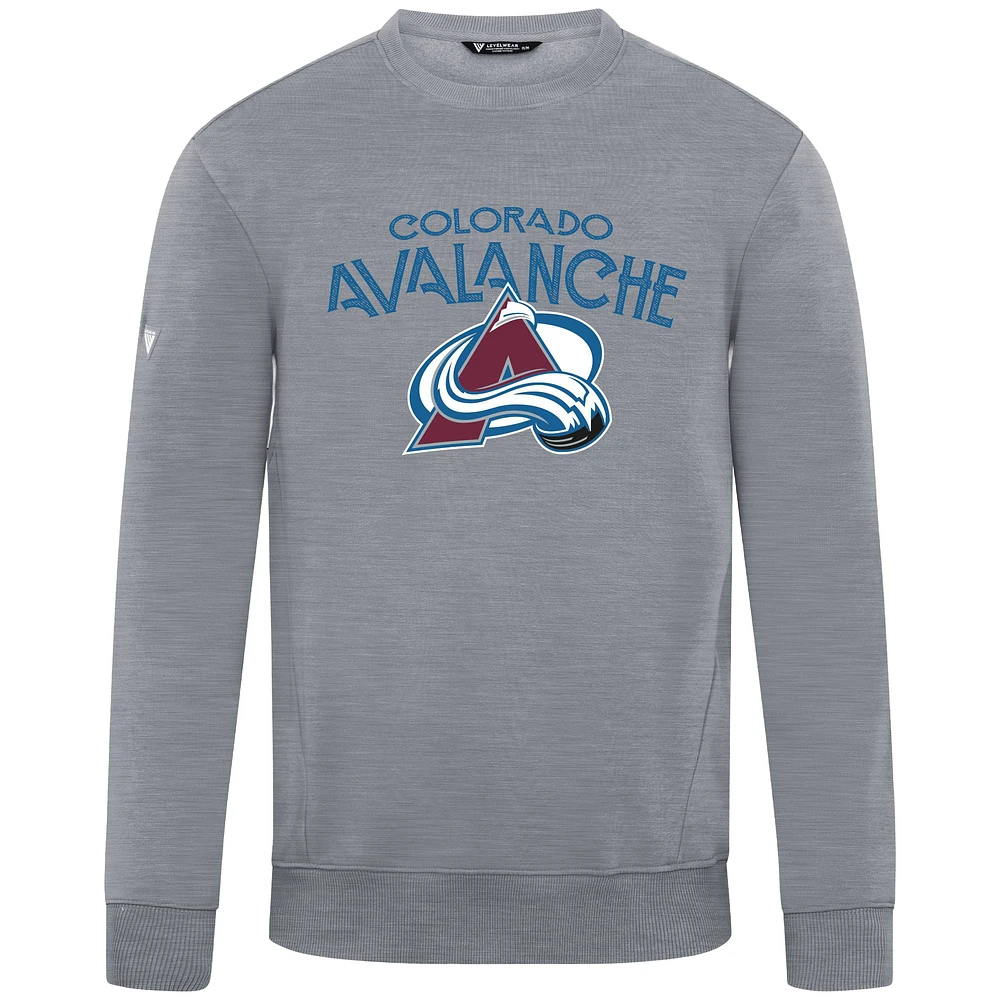 Men's Levelwear Gray Colorado Avalanche Zane Mission Sweatshirt