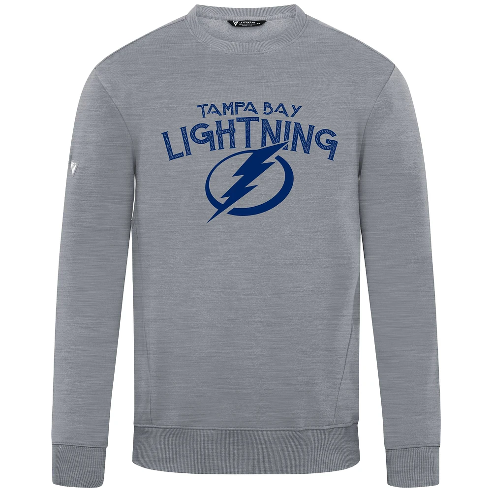 Men's Levelwear Gray Tampa Bay Lightning Zane Mission Sweatshirt
