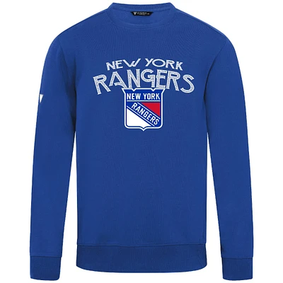 Men's Levelwear Royal New York Rangers Zane Mission Sweatshirt