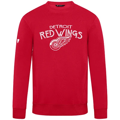 Men's Levelwear Red Detroit Wings Zane Mission Sweatshirt