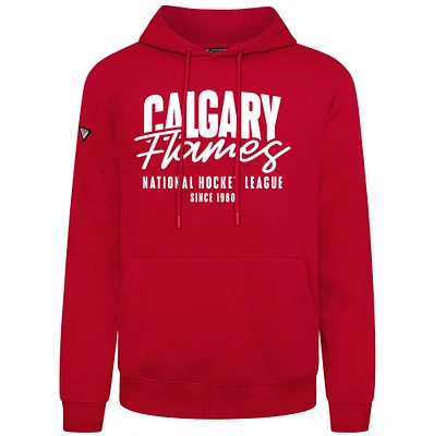 Men's Levelwear Calgary Flames Podium Response Pullover Hoodie
