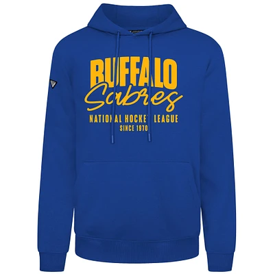Men's Levelwear Royal Buffalo Sabres Podium Response Pullover Hoodie