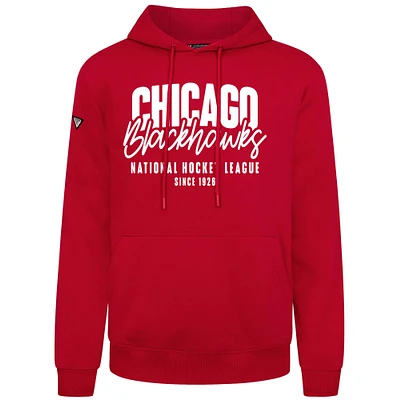 Men's Levelwear Chicago Blackhawks Podium Response Pullover Hoodie
