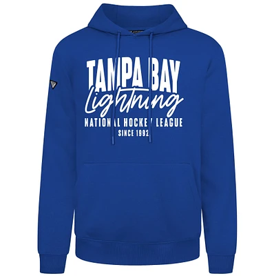 Men's Levelwear Royal Tampa Bay Lightning Podium Response Pullover Hoodie