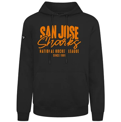 Men's Levelwear San Jose Sharks Podium Response Pullover Hoodie