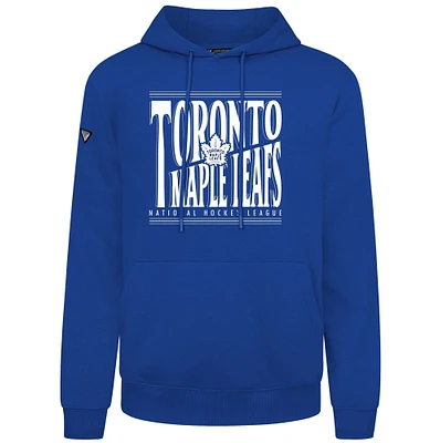 Men's Levelwear Royal Toronto Maple Leafs Podium Powerhouse Pullover Hoodie