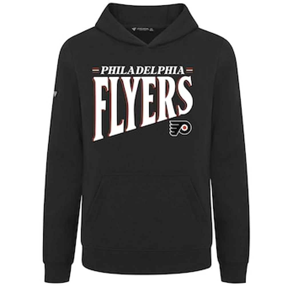 Youth Levelwear Black Philadelphia Flyers Jr Podium Tally Pullover Hoodie