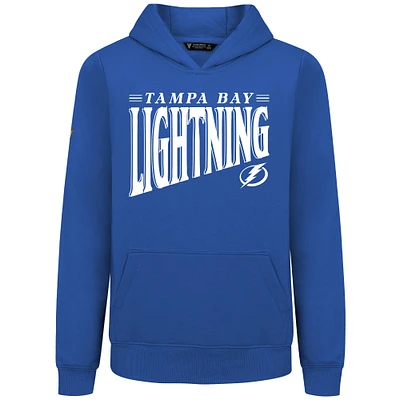 Youth Levelwear Royal Tampa Bay Lightning Jr Podium Tally Pullover Hoodie