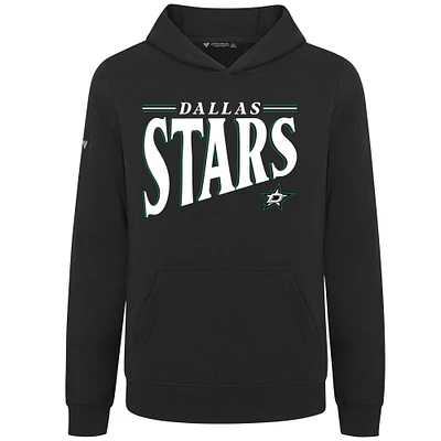 Youth Levelwear Black Dallas Stars Jr Podium Tally Pullover Hoodie