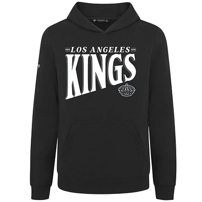 Youth Levelwear Black Los Angeles Kings Jr Podium Tally Pullover Hoodie
