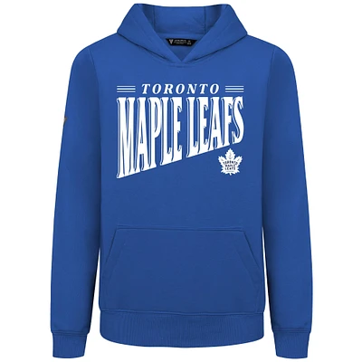 Youth Levelwear Royal Toronto Maple Leafs Jr Podium Tally Pullover Hoodie