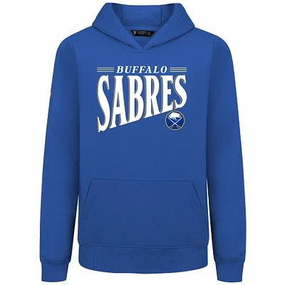 Youth Levelwear Royal Buffalo Sabres Jr Podium Tally Pullover Hoodie