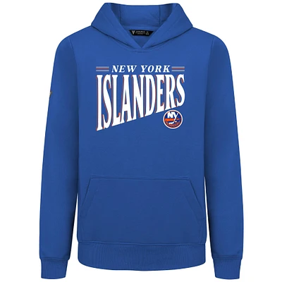 Youth Levelwear Royal New York Islanders Jr Podium Tally Pullover Hoodie